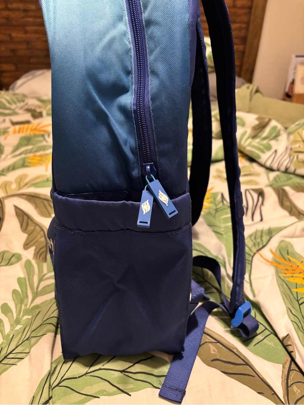 The NEW Disney Castaway Club Blue Gradient Backpack with Light Blue Logo - Picture 3 of 3
